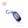 1+2LED Carabiner Flash led light Keychain Light